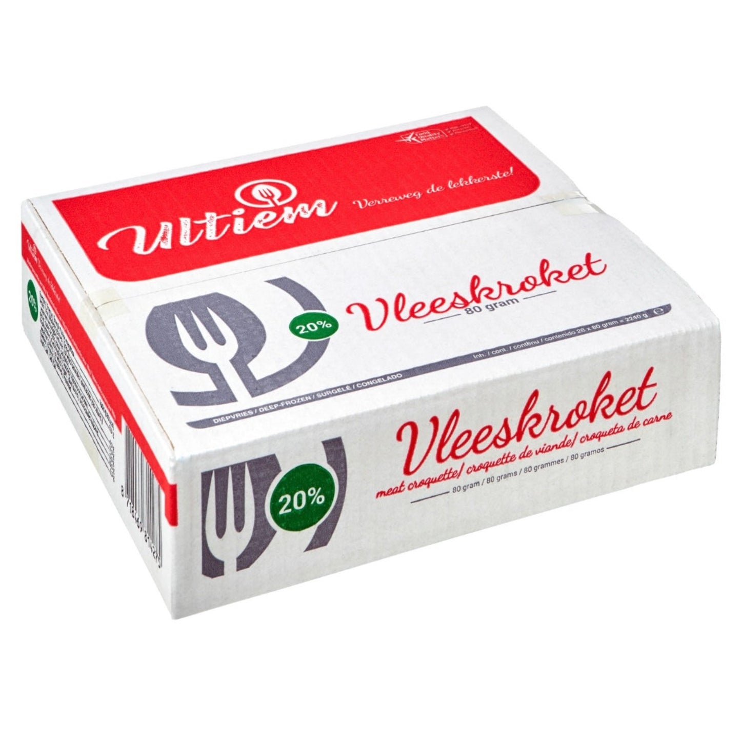 20% vleeskroket Ultiem 28 stuks