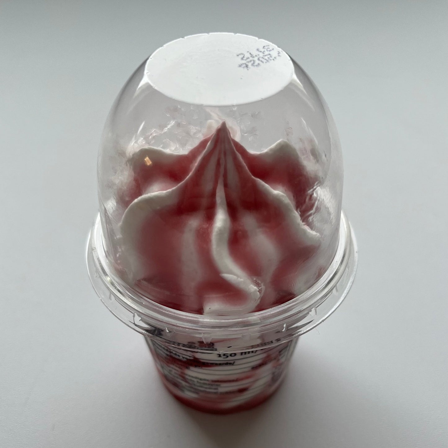 Sundae softijs aardbei