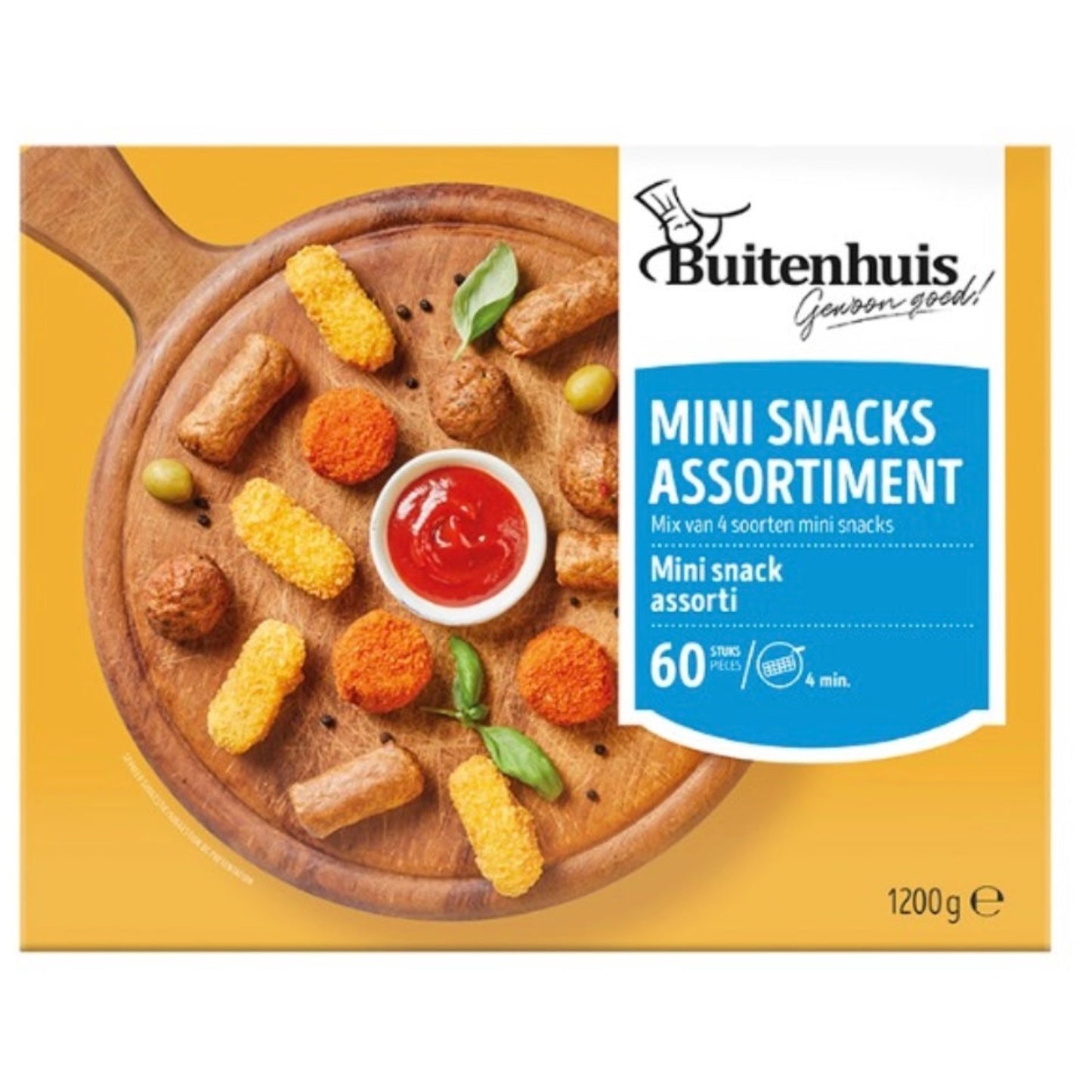 Mini snacks Buitenhuis 60 stuks