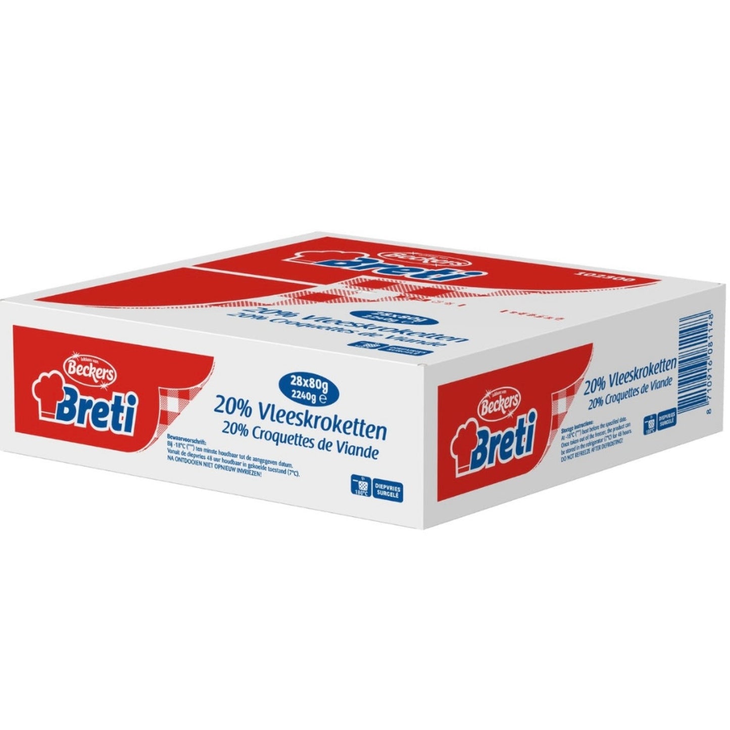 20% vleeskroket Breti 28 stuks