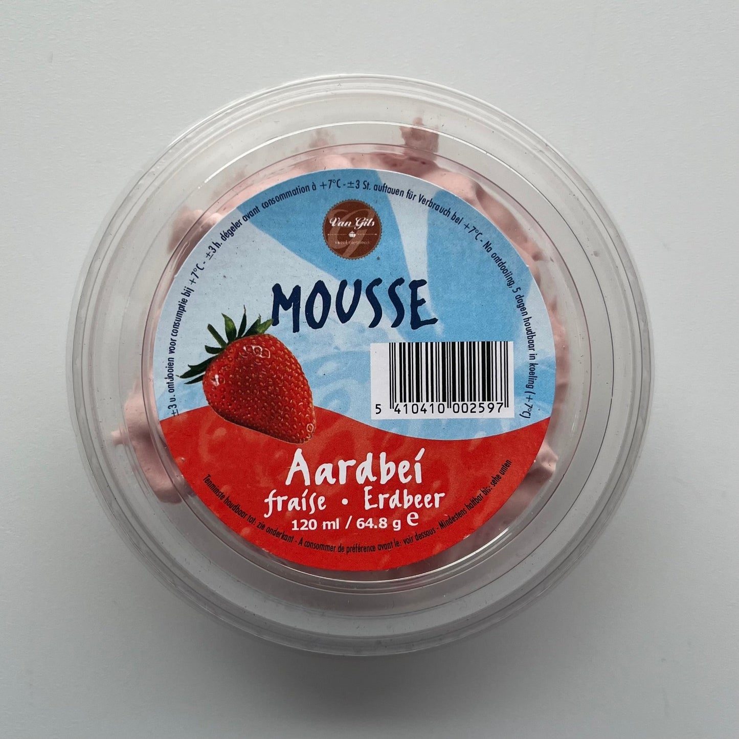 Aardbei mousse