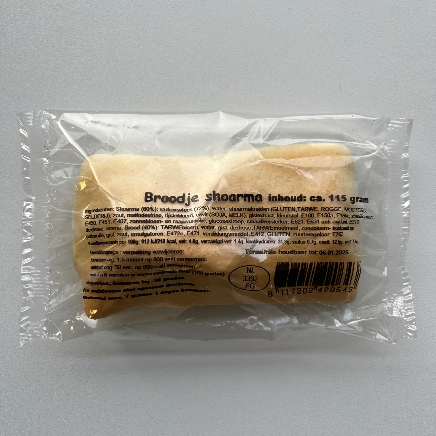 Broodje shoarma 1 stuk