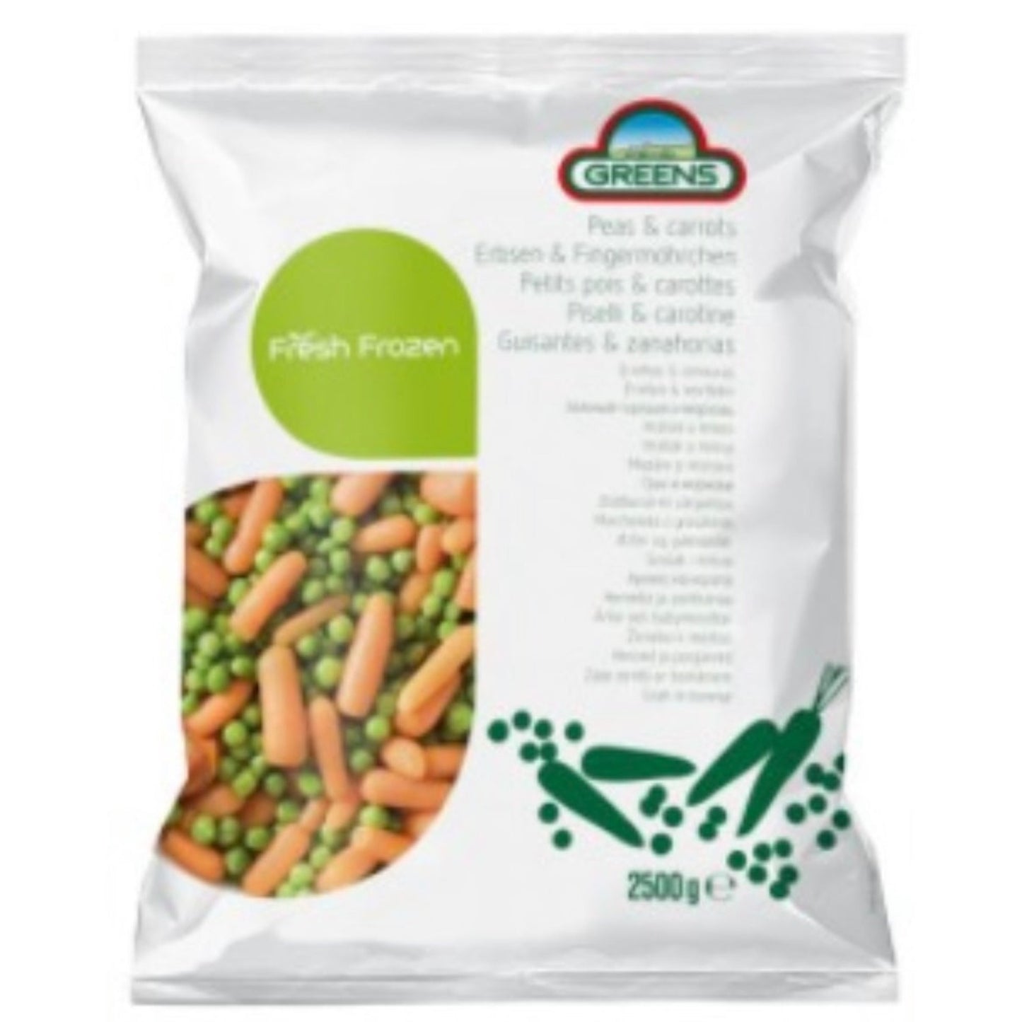 Erwten en wortelen 2,5kg