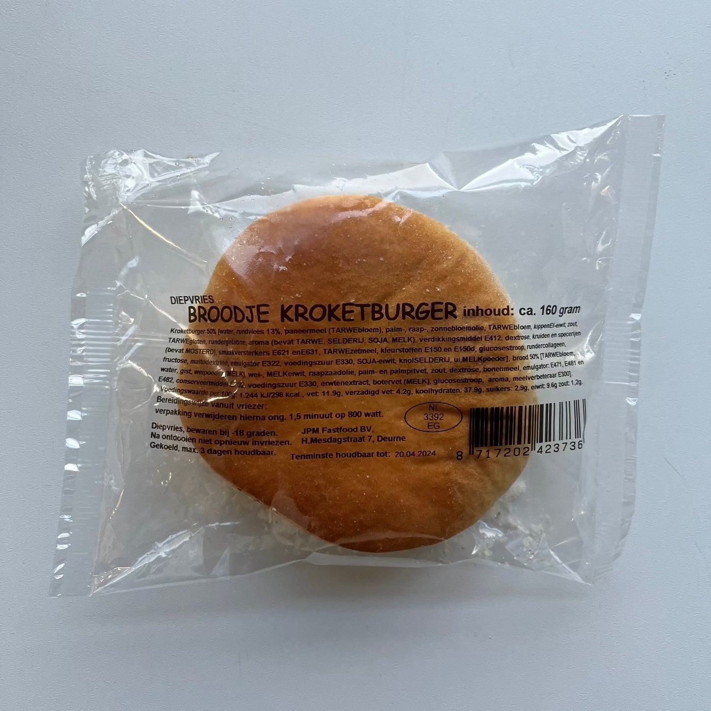 Broodje kroketburger 1 stuk
