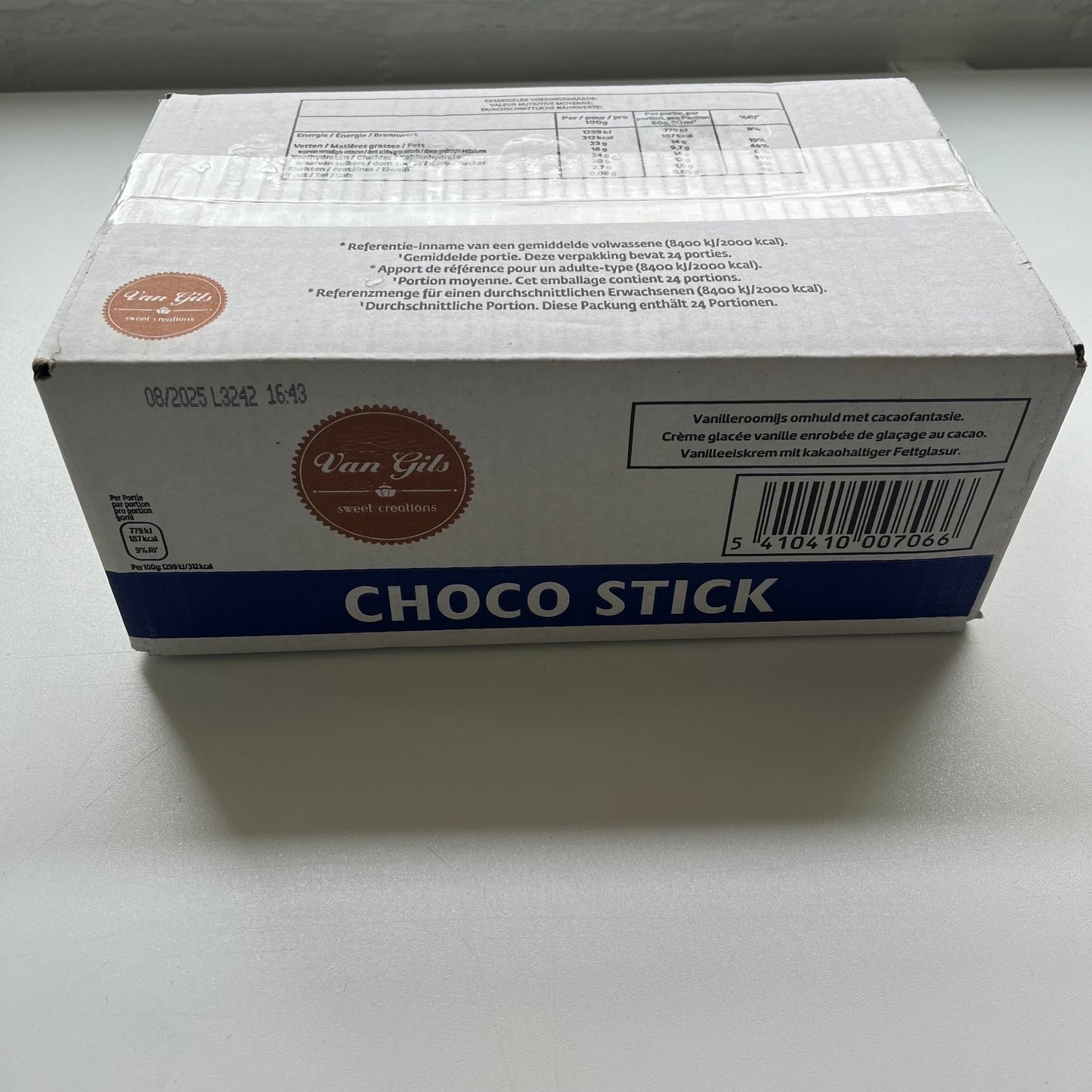 Choco vanille stick 24 stuks