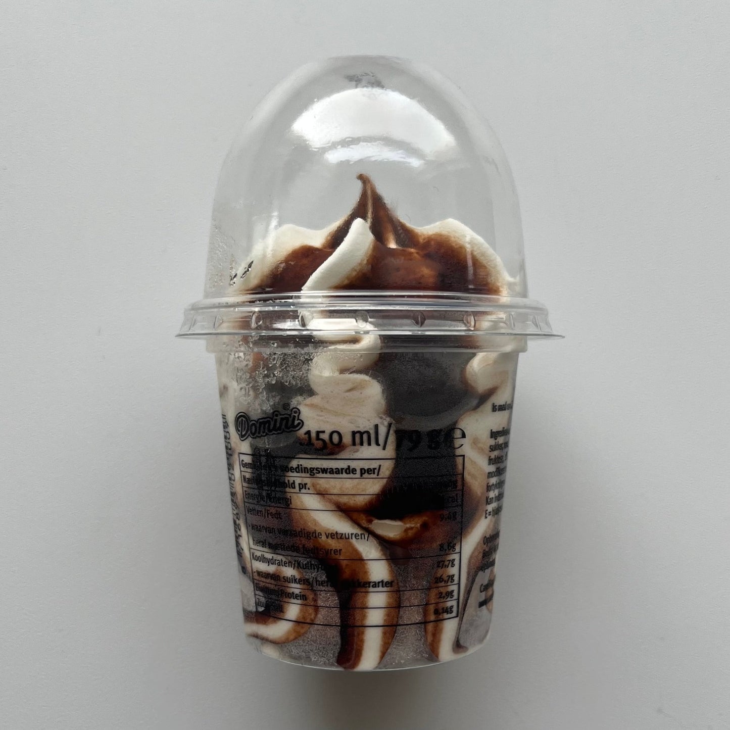 Sundae softijs chocolade