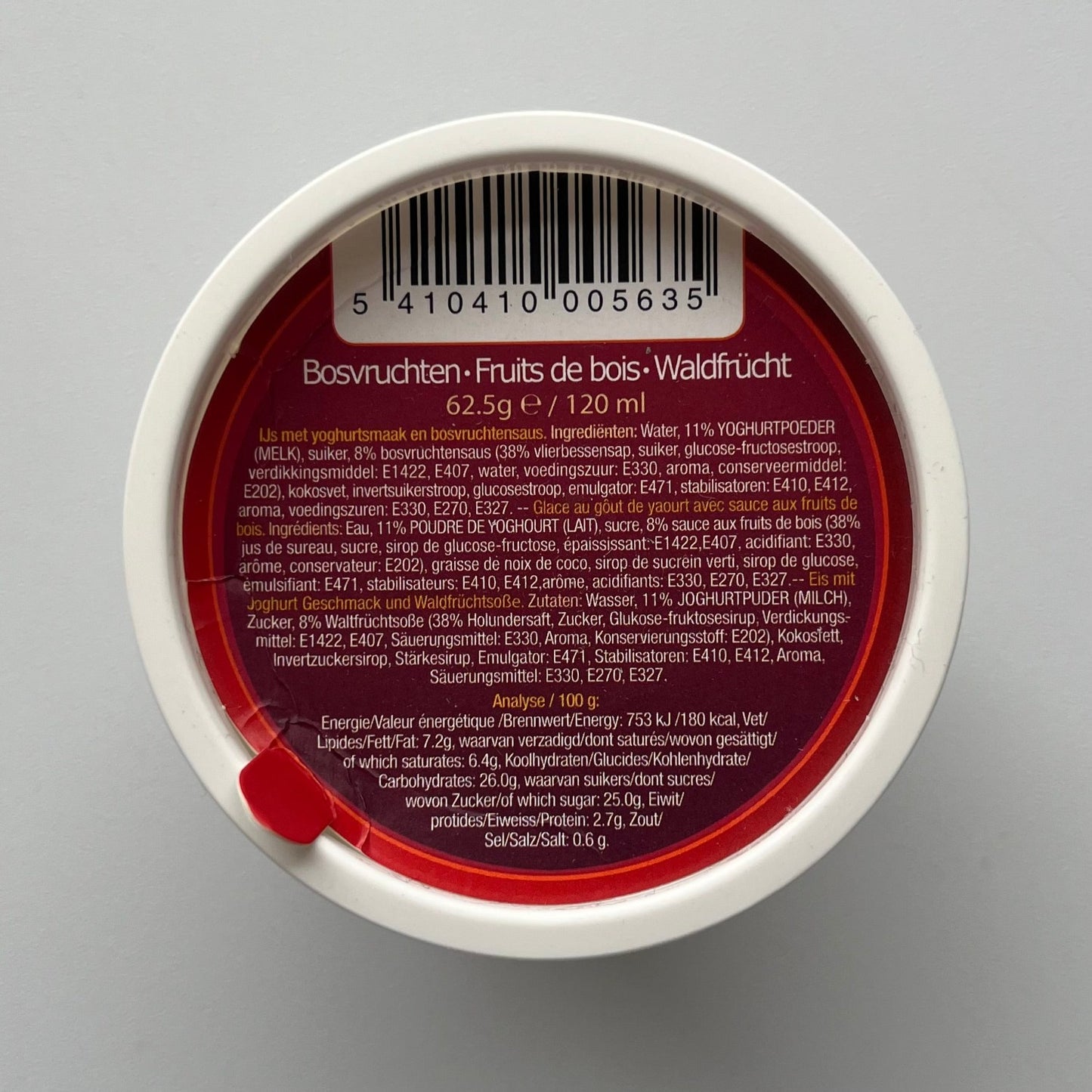 Bosvruchten yoghurt ijsbeker