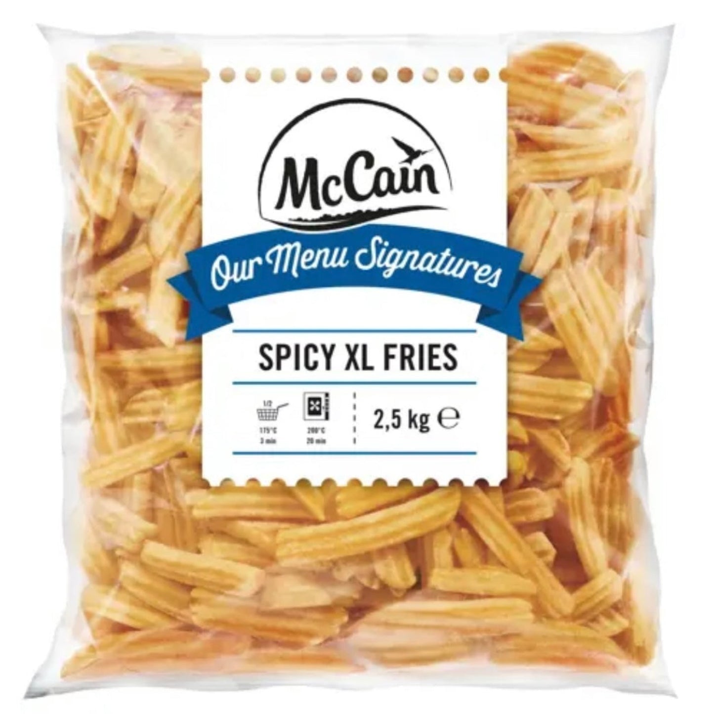 Spicy xl fries 2,5kg