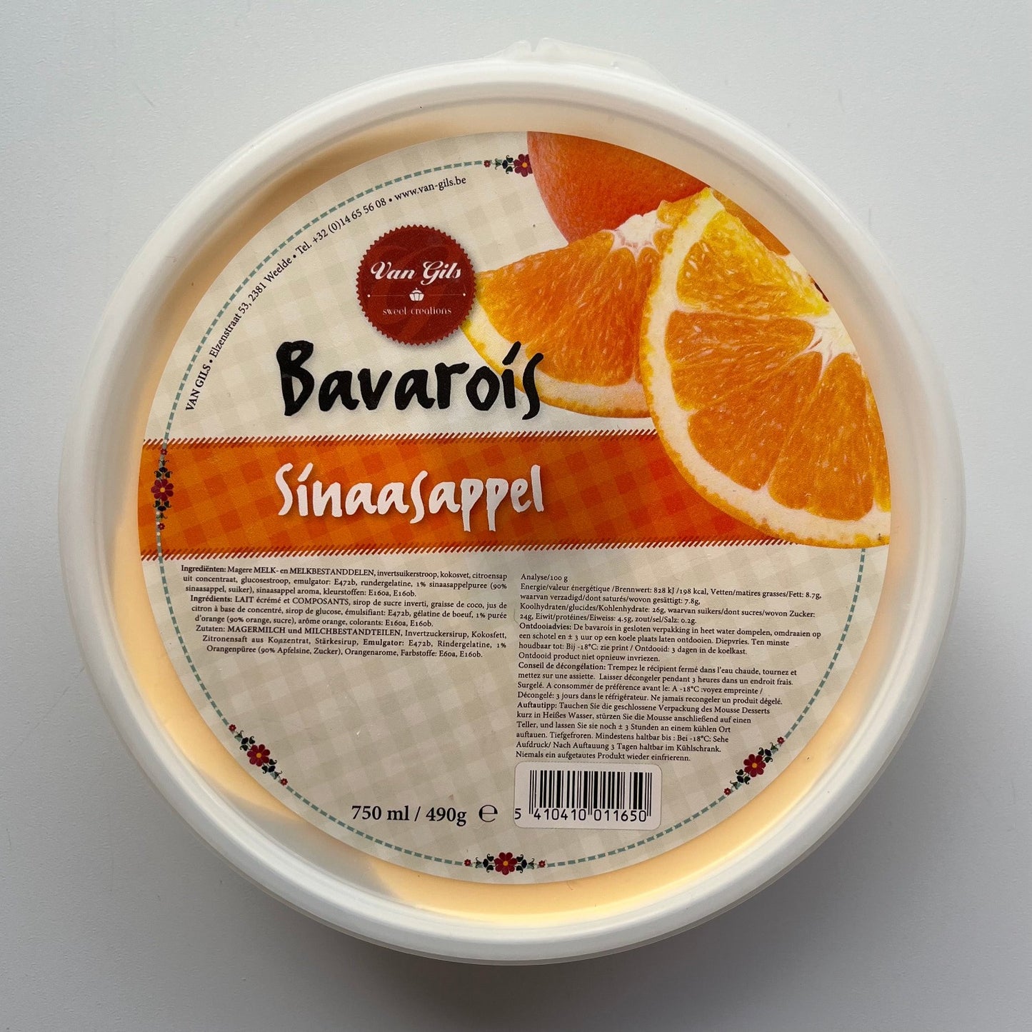 Sinaasappel bavarois
