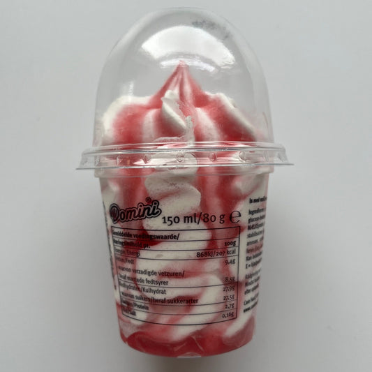 Sundae softijs aardbei