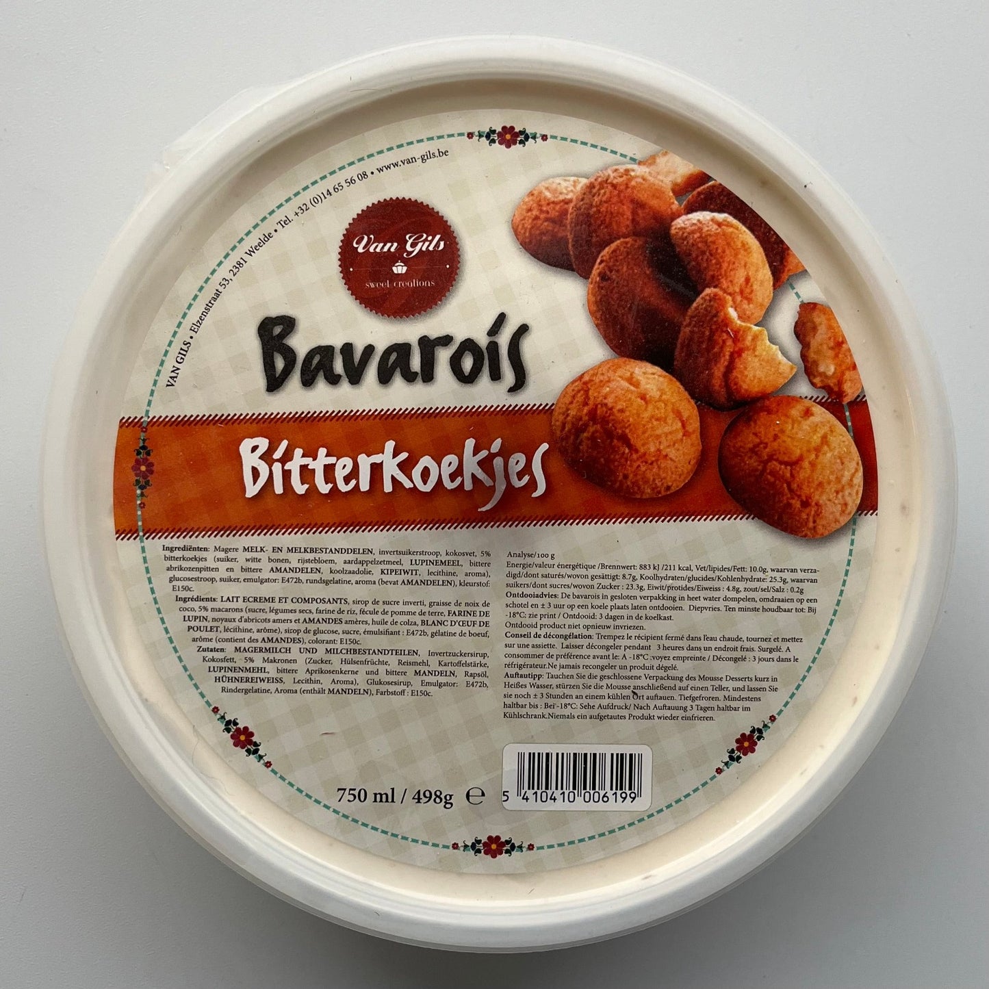 Bitterkoekjes bavarois