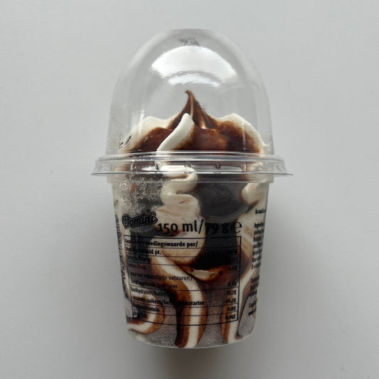 Sundae softijs chocolade